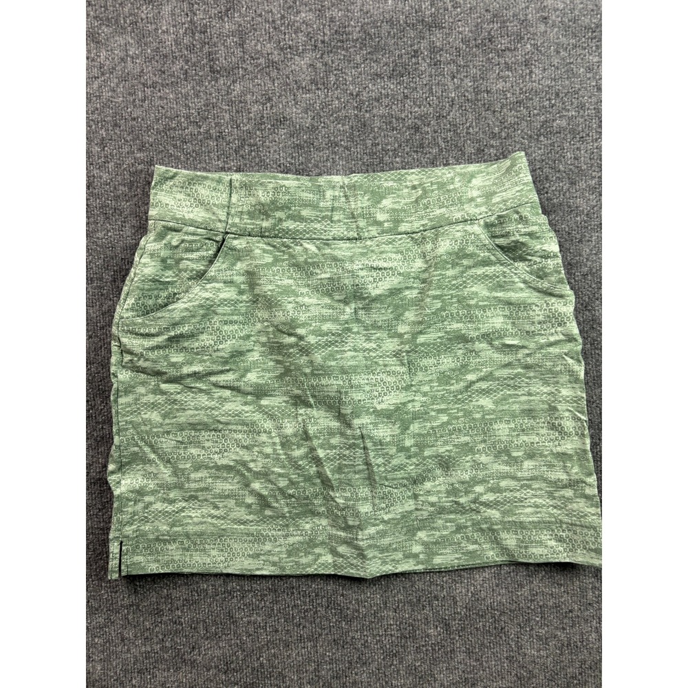 Columbia Skort Womens Large Green Omni-Shield Active‎ Hiking Golf Skirt AK0119